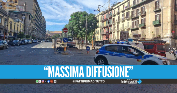 Grave fuga di Gas in via Foria a Napoli: Piazza Cavour non percorribile