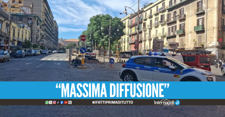 Grave fuga di Gas in via Foria a Napoli: Piazza Cavour non percorribile