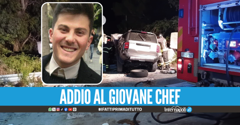 Incidente a Pontecagnano, la vittima è il 20enne Andrea Arzano