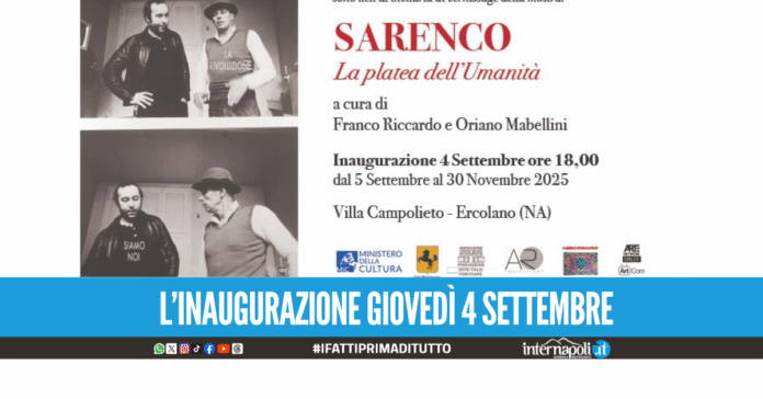 'La Platea dell’Umanità', a Villa Campolieto ad Ercolano la mostra dedicata a Sarenco