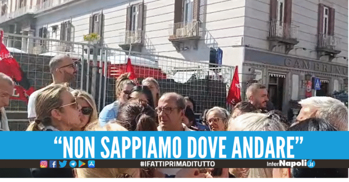 Melito, presidio commercianti e residenti del rione 219 Vogliamo case dignitose, non lo sgombero