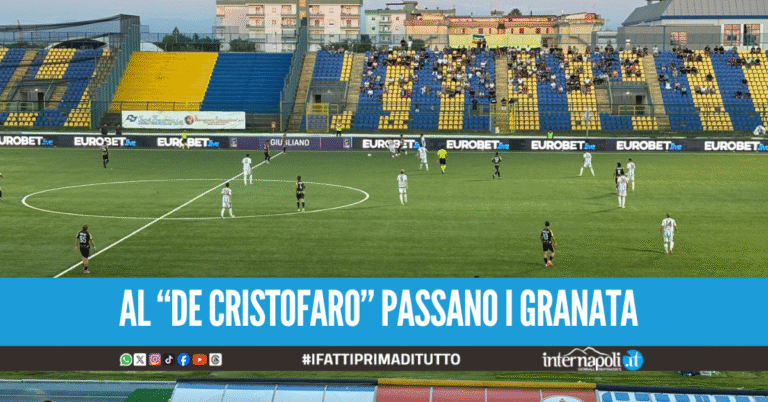 Nepi illude il Giugliano ma la spunta la Salernitana, i granata sbancano per 1-2 il "De Cristofaro"