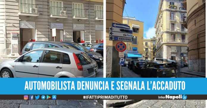 Napoli, paga 42 euro per 6 ore di parcheggio ma scopre che l’auto è in divieto di sosta