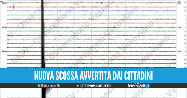 Nuova forte scossa ai Campi Flegrei, terremoto magnitudo 3.3 alle 17.22