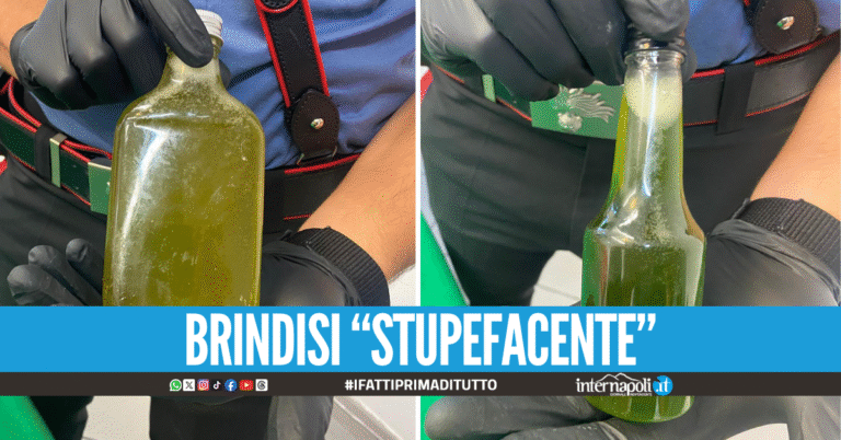 Oltre 50 bottiglie di liquore alla marijuana fatte in casa, la scoperta a Sant'Antonio Abate