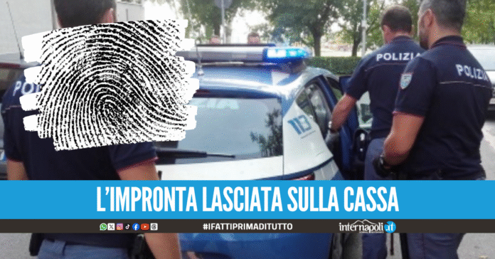Rapina a mano armata a Sant'Antimo, 18enne incastrato dalle impronte