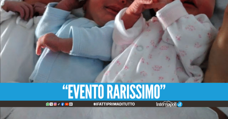 Raro parto trigemellare in Campania: Due maschietti e una femminuccia
