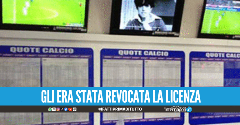 Riaperta una sala scommesse a Napoli, il Tar ha accolto il ricorso del titolare