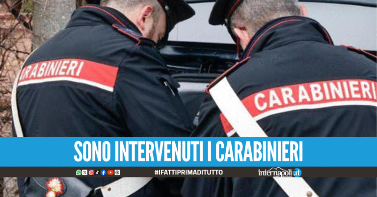 Rissa a Calvizzano, spuntano pistola e coltello: tre denunciati