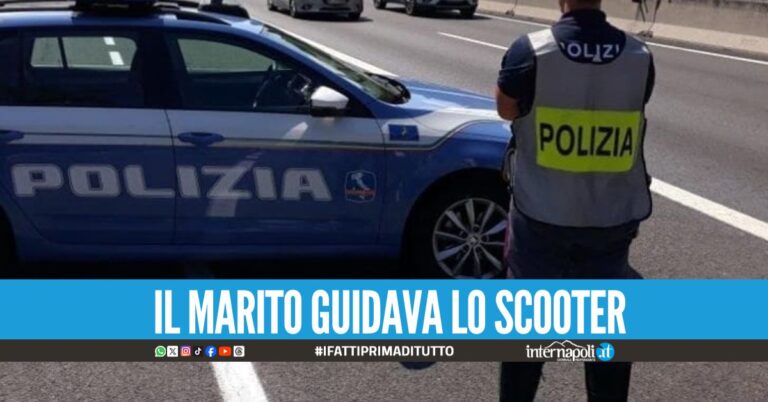 Schianto lungo l'autostrada Napoli-Roma, muore la moglie