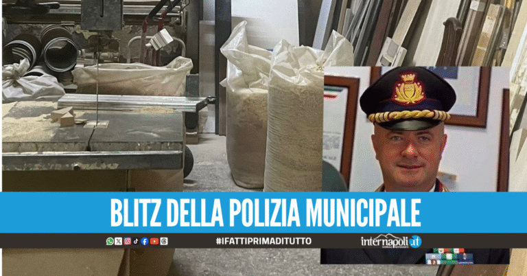 Sequestrata falegnameria abusiva ad Afragola, proprietario nei guai