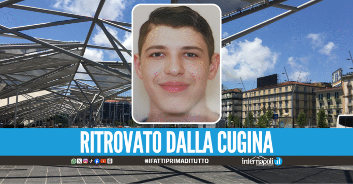 Sospiro di sollievo per Daniel Manzo, il 15enne è stato ritrovato a Napoli