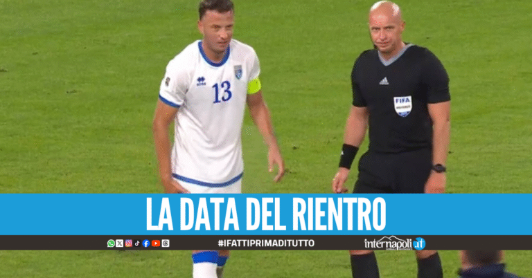 Tegola Napoli, Rrahmani out 3 settimane: obiettivo rientro nel big match