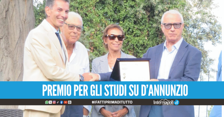 Tobia Iodice orgoglio di Giugliano, ha ricevuto il Premio ‘Aligi’