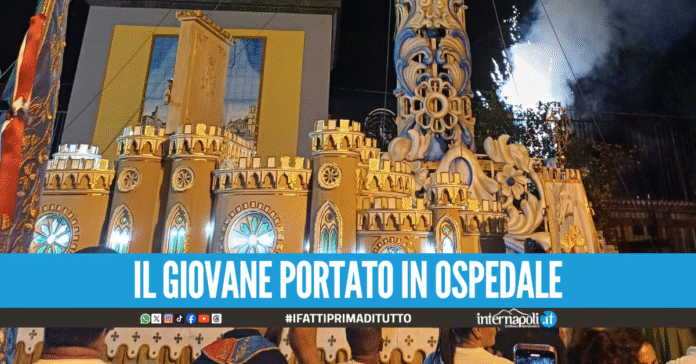 Violenza durante la festa dei Gigli a Villaricca, 18enne accerchiato e picchiato
