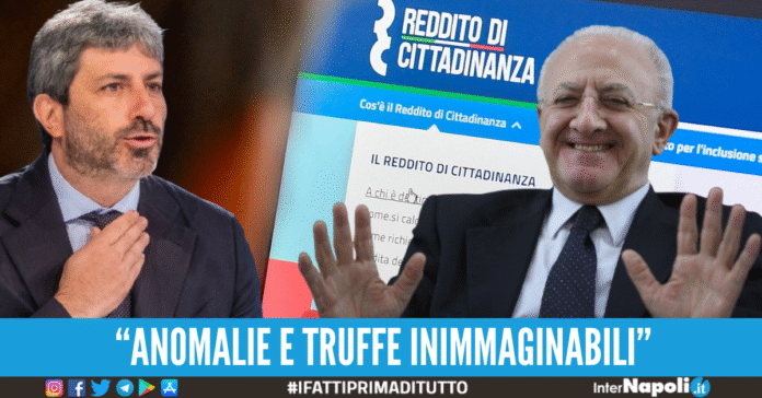 de luca reddito di cittadinanza