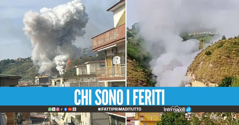 Cinque feriti nell'esplosione a Pianura, salvato un bimbo
