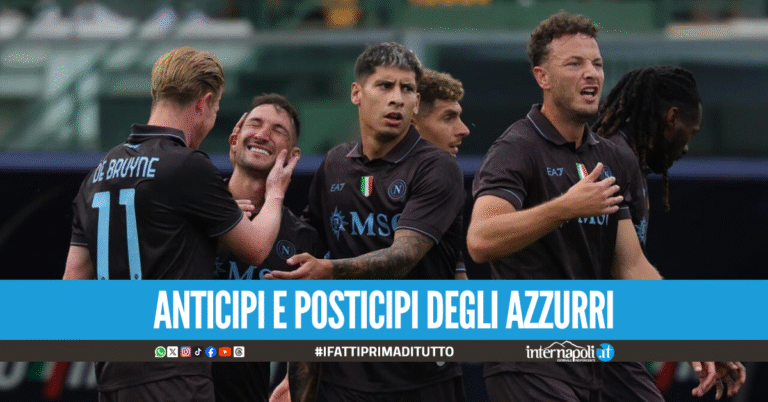 Calendario Napoli: date e orari dei match contro Juve, Inter e Roma