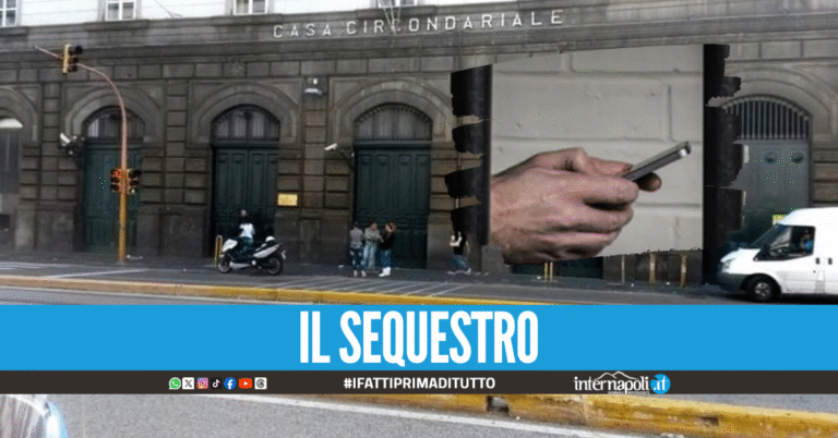 Call center nel carcere di Poggioreale, sequestrati 18 smartphone