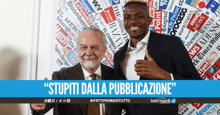 Caso Osimhen, il Napoli si difende: Nessun disegno illecito, solo dinamiche di mercato
