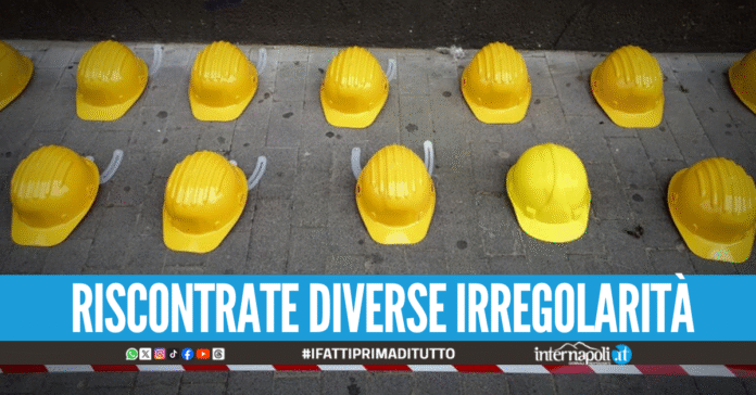 Controlli sui cantieri, sanzionate oltre 90 imprese edili a Napoli