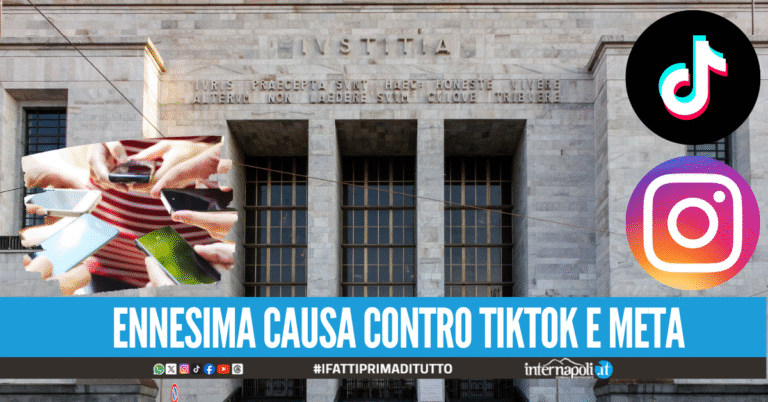 Causa contro i social come TikTok e Meta