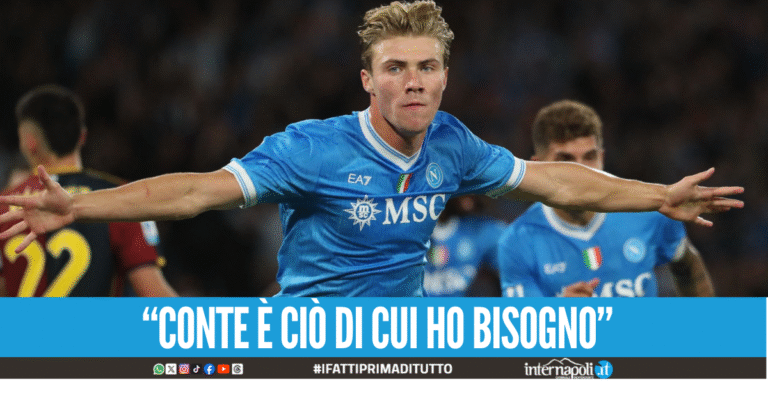 Hojlund non si ferma più: “A Napoli per diventare un crack mondiale”