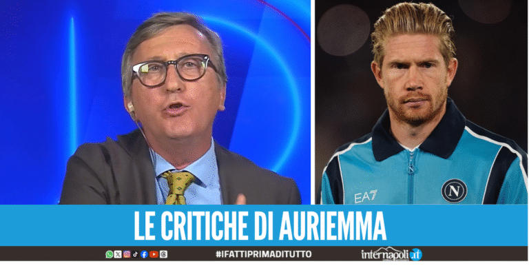 Auriemma prende di mira KDB: “Troppo discontinuo, non è decisivo”