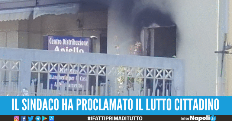 Incendio in un appartamento a Bacoli, morto uno dei feriti