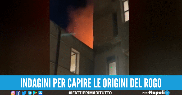 Napoli, incendio nella notte all’ospedale San Giovanni Bosco: fiamme all’Extra Utic