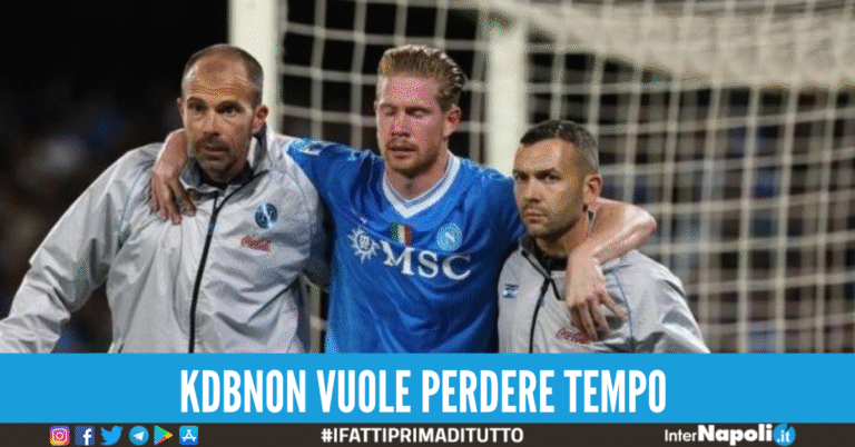 Infortunio De Bruyne: il belga ha deciso cosa fare: ha un obiettivo