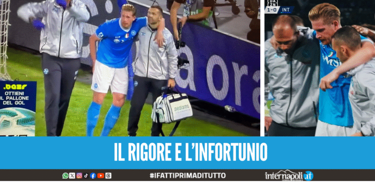Rigore dubbio: KDB segna ma esce per infortunio