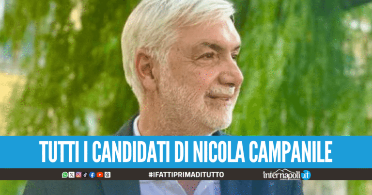 Elezioni regionali, la lista a sostegno di Nicola Campanile