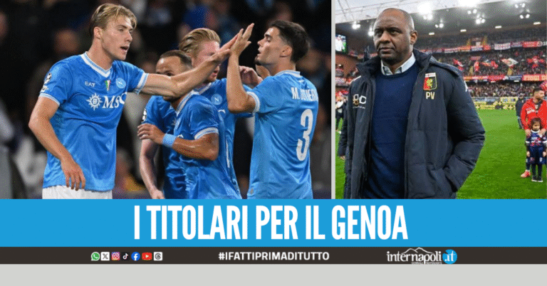 Napoli-Genoa: le scelte ufficiali