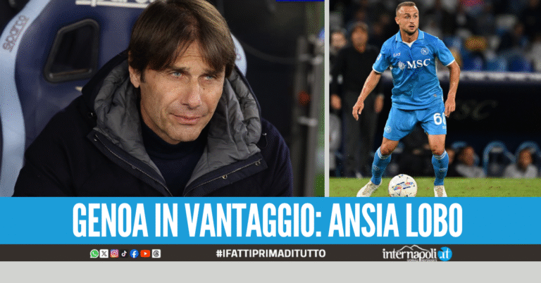 Primo tempo sotto: Lobotka out
