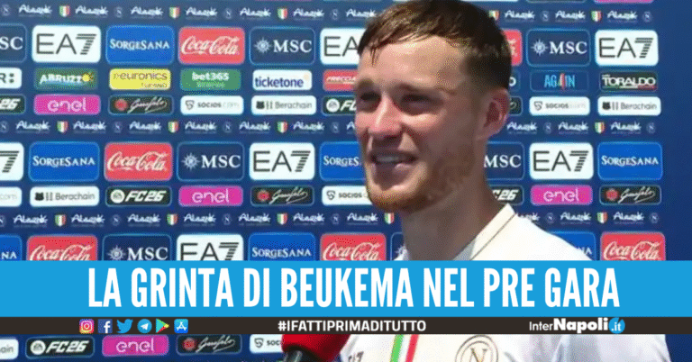 Beukema a Sky: “Abbiamo voglia di vincere, la prima al Maradona sarà emozionante”