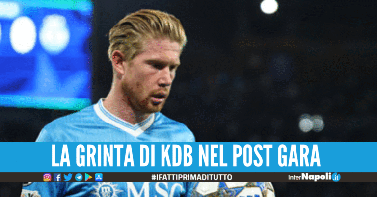 Polemica con Conte, De Bruyne chiude il caso: “A Napoli si parla troppo…”