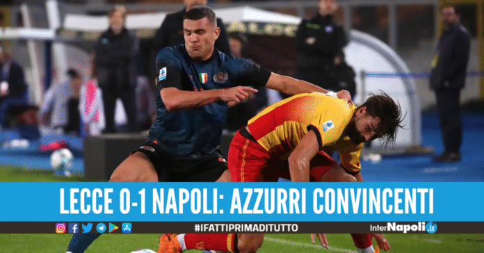 Il Napoli vince a Lecce: decisivo il rigore sbagliato da Camarda