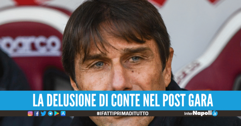 Conte a DAZN: “Il gol ce lo siamo fatti da soli, dobbiamo pensare a lavorare”