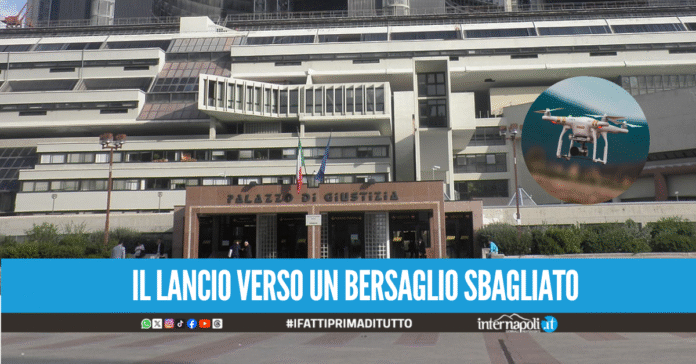 Droni precipitano al Centro Direzionale: trasportavano cellulare e droga diretti al carcere di Poggioreale