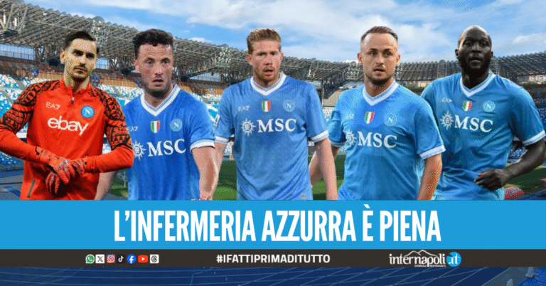 Napoli, allarme infortuni: da agosto ad oggi la squadra azzurra è stata decimata