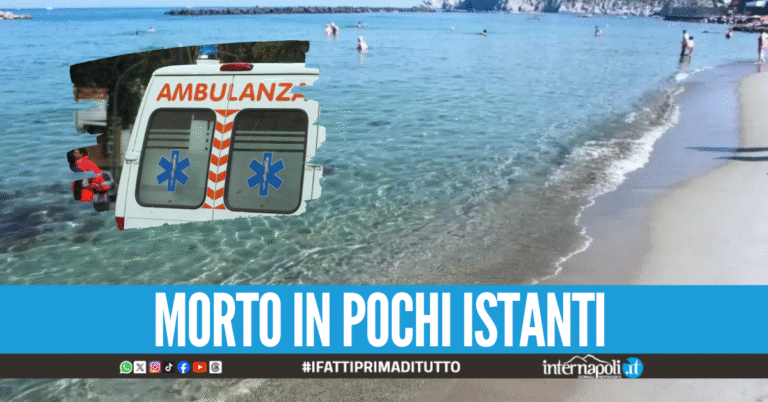 Tragedia in spiaggia a Forio, accusa un malore e muore tra i bagnanti