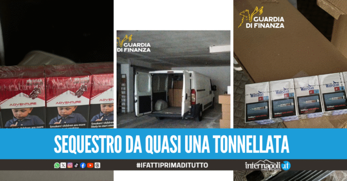 Colpo ai contrabbandieri nel Napoletano, sequestro record di sigarette 