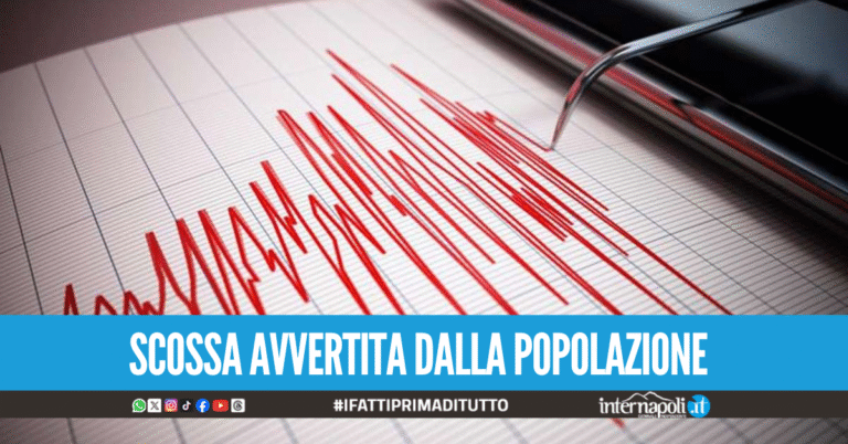 Forte scossa di terremoto in Irpinia, il sisma avvertito anche a Napoli