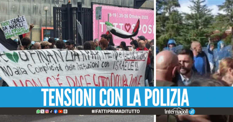 Blitz anti Israele alla fiera farmaceutica a Napoli, fermati quattro attivisti ProPal