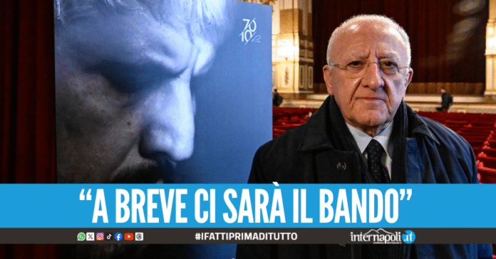 De Luca rilancia il Festival della canzone napoletana: 