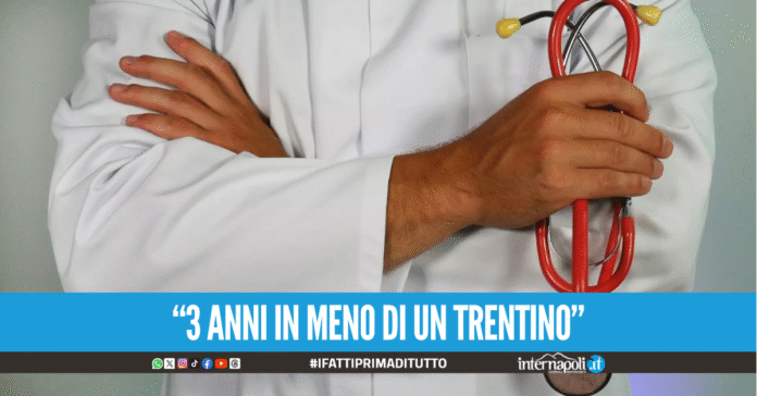 In Campania 3 anni di vita in meno rispetto al Trentino, ecco il report