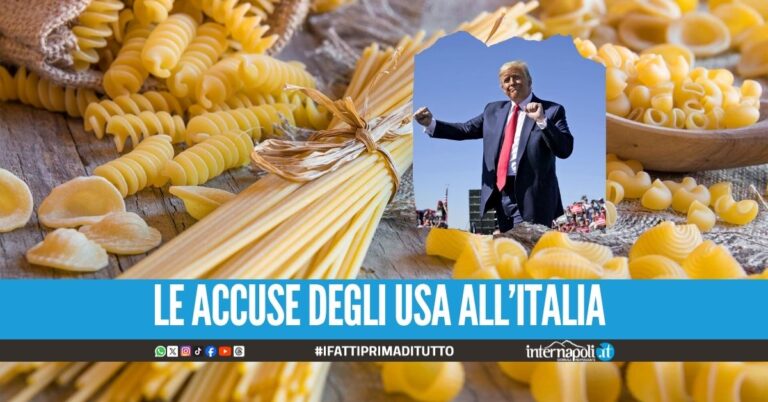 Trump impone dazi del 107% sulla pasta di Gragnano, allarme in Campania