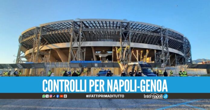 Girava armato di coltello fuori lo stadio Maradona, denunciato un 40enne