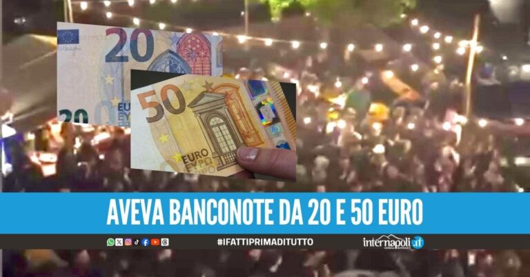 Parte da Napoli per spacciare soldi falsi, beccato alla Sagra della Castagna